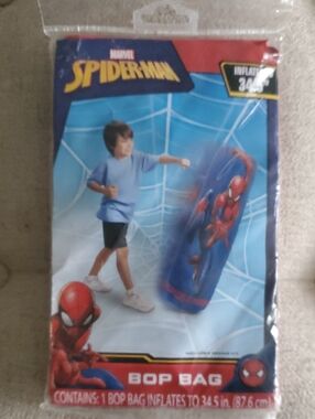 Marvel Spider-Man Inflatable Bop Bag - Blue & Red